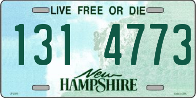 NH license plate 1314773