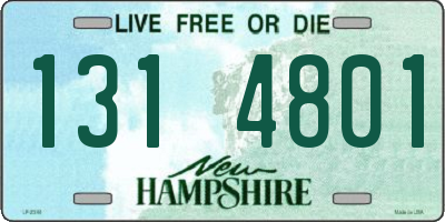 NH license plate 1314801