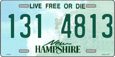 NH license plate 1314813