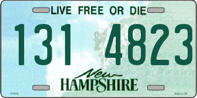 NH license plate 1314823