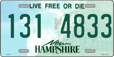 NH license plate 1314833