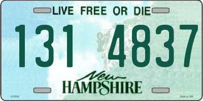 NH license plate 1314837