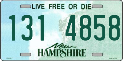 NH license plate 1314858