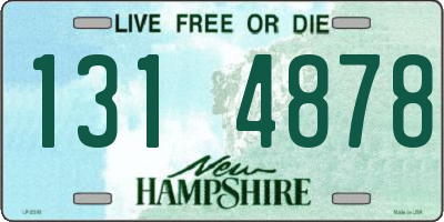 NH license plate 1314878