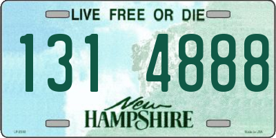NH license plate 1314888