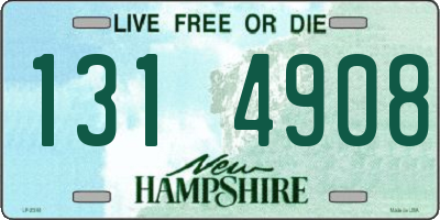 NH license plate 1314908