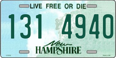 NH license plate 1314940