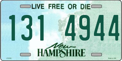NH license plate 1314944