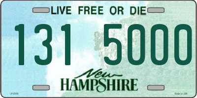 NH license plate 1315000