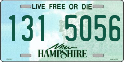 NH license plate 1315056