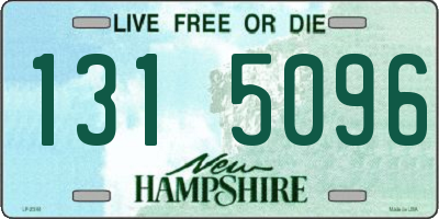 NH license plate 1315096