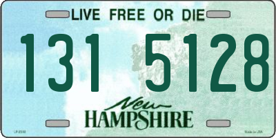 NH license plate 1315128