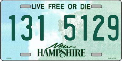 NH license plate 1315129