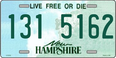 NH license plate 1315162