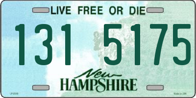 NH license plate 1315175