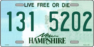 NH license plate 1315202