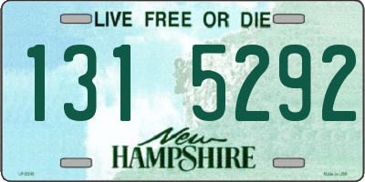 NH license plate 1315292
