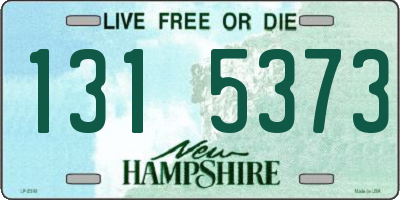 NH license plate 1315373