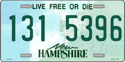 NH license plate 1315396