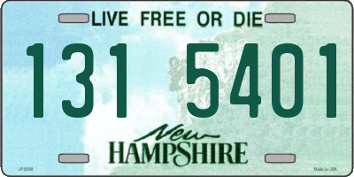 NH license plate 1315401