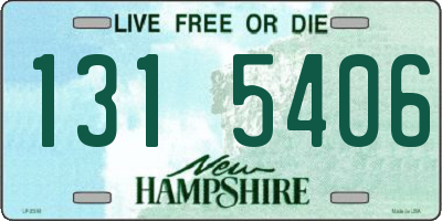 NH license plate 1315406