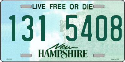 NH license plate 1315408