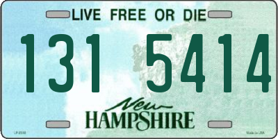 NH license plate 1315414