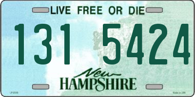 NH license plate 1315424