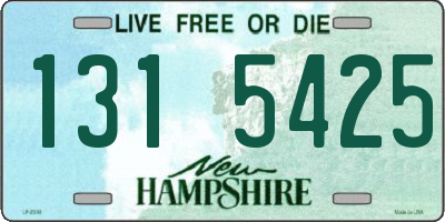 NH license plate 1315425