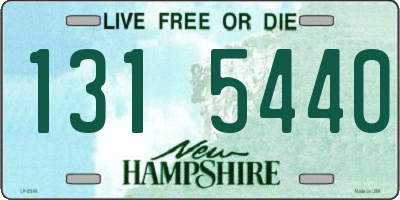 NH license plate 1315440