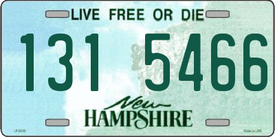 NH license plate 1315466