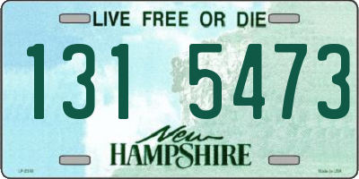 NH license plate 1315473