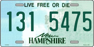 NH license plate 1315475