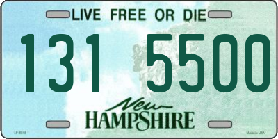 NH license plate 1315500