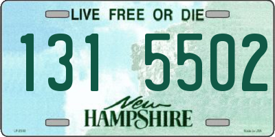 NH license plate 1315502