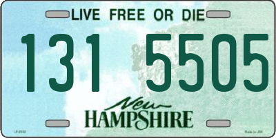 NH license plate 1315505
