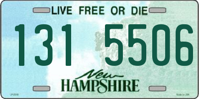 NH license plate 1315506