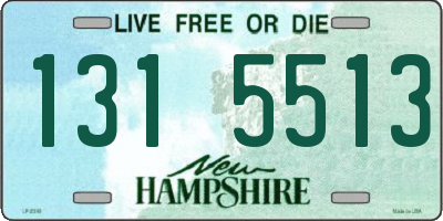 NH license plate 1315513