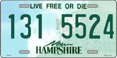 NH license plate 1315524