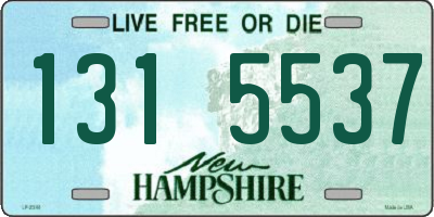 NH license plate 1315537
