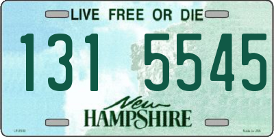 NH license plate 1315545