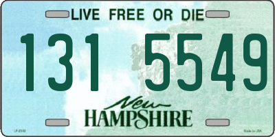 NH license plate 1315549