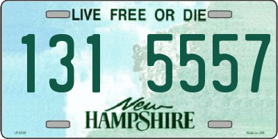 NH license plate 1315557