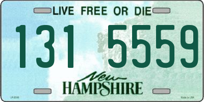 NH license plate 1315559