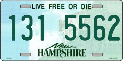 NH license plate 1315562
