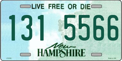 NH license plate 1315566