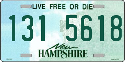NH license plate 1315618
