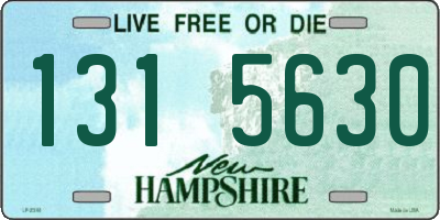 NH license plate 1315630