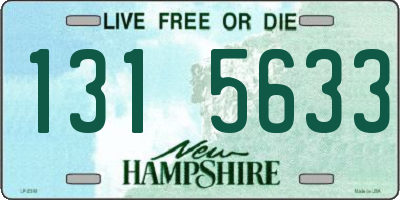 NH license plate 1315633