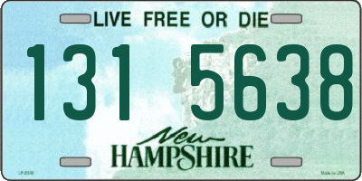 NH license plate 1315638